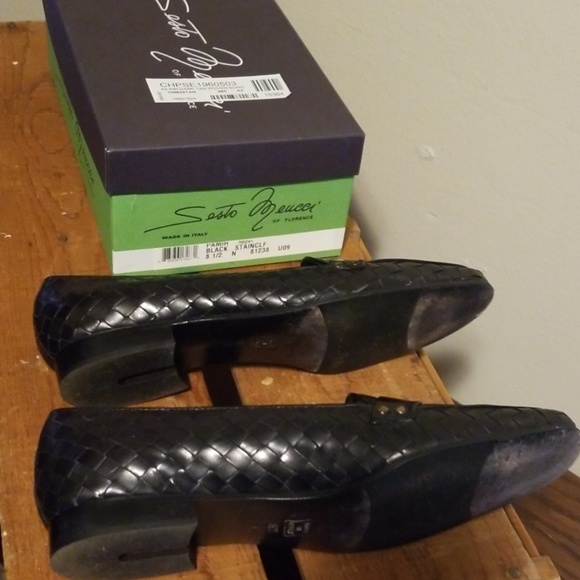 Sesto Meucci Italian black leather loafers - Picture 4 of 5